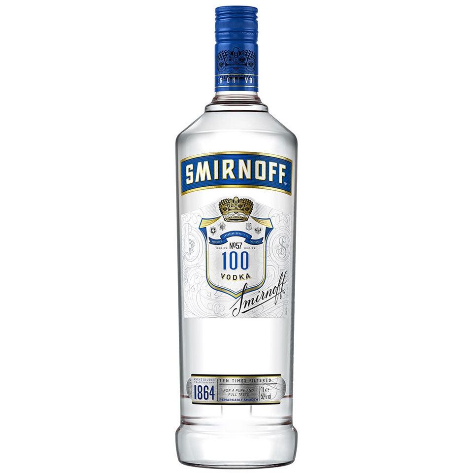 Smirnoff Blue Label 100 Proof Vodka 1L