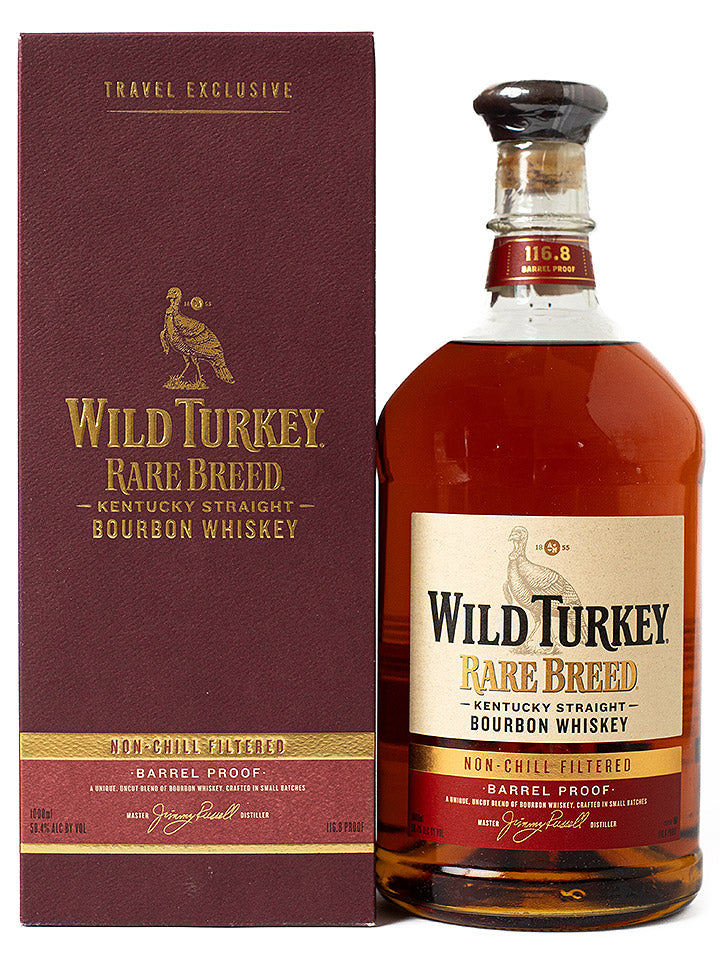 Wild Turkey Rare Breed Non-Chill Filtered Kentucky Straight Bourbon Whiskey 1L