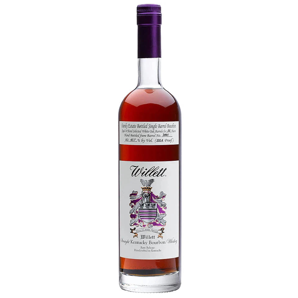 Willett Family Estate 11 Year Old Single Barrel 65.7% 2895 Cask Strength Straight Kentucky Bourbon Whiskey 750ml