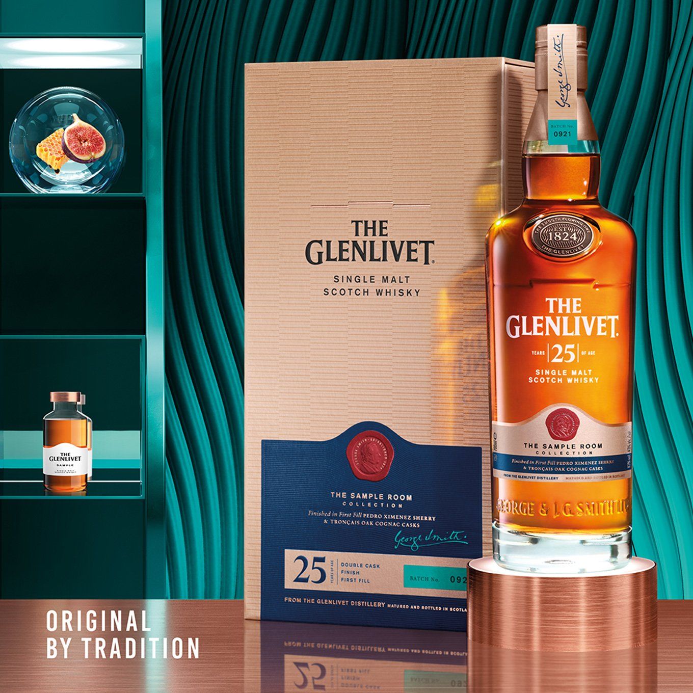 Glenlivet 25 Year Old The Sample Room Collection Single Malt Scotch Whisky 700ml