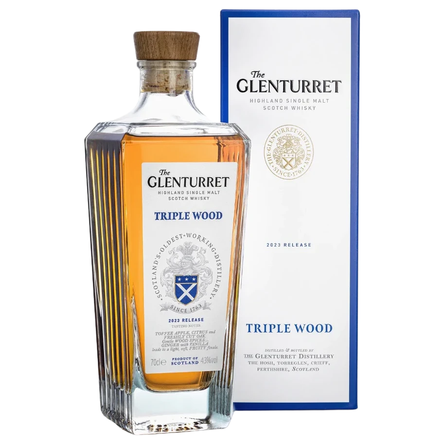 The Glenturret 2023 Release Triple Wood Single Malt Scotch Whisky 700ml