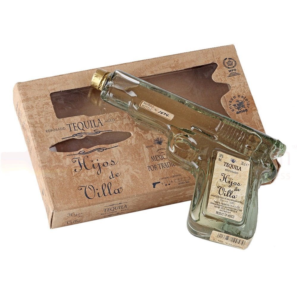 Hijos de Villa Reposado Tequila Gun 100% Agave 200ml