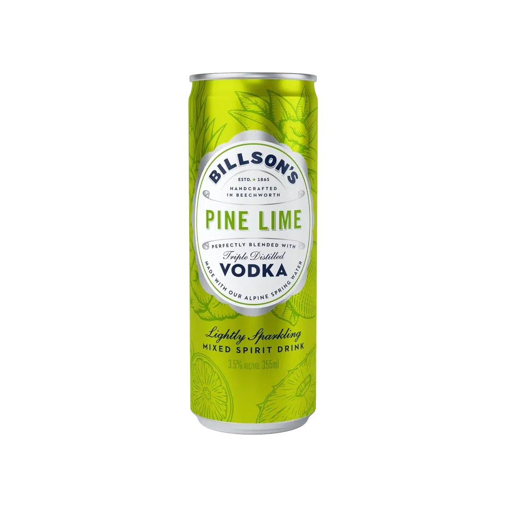 Billson's Vodka Pine Lime 355ml