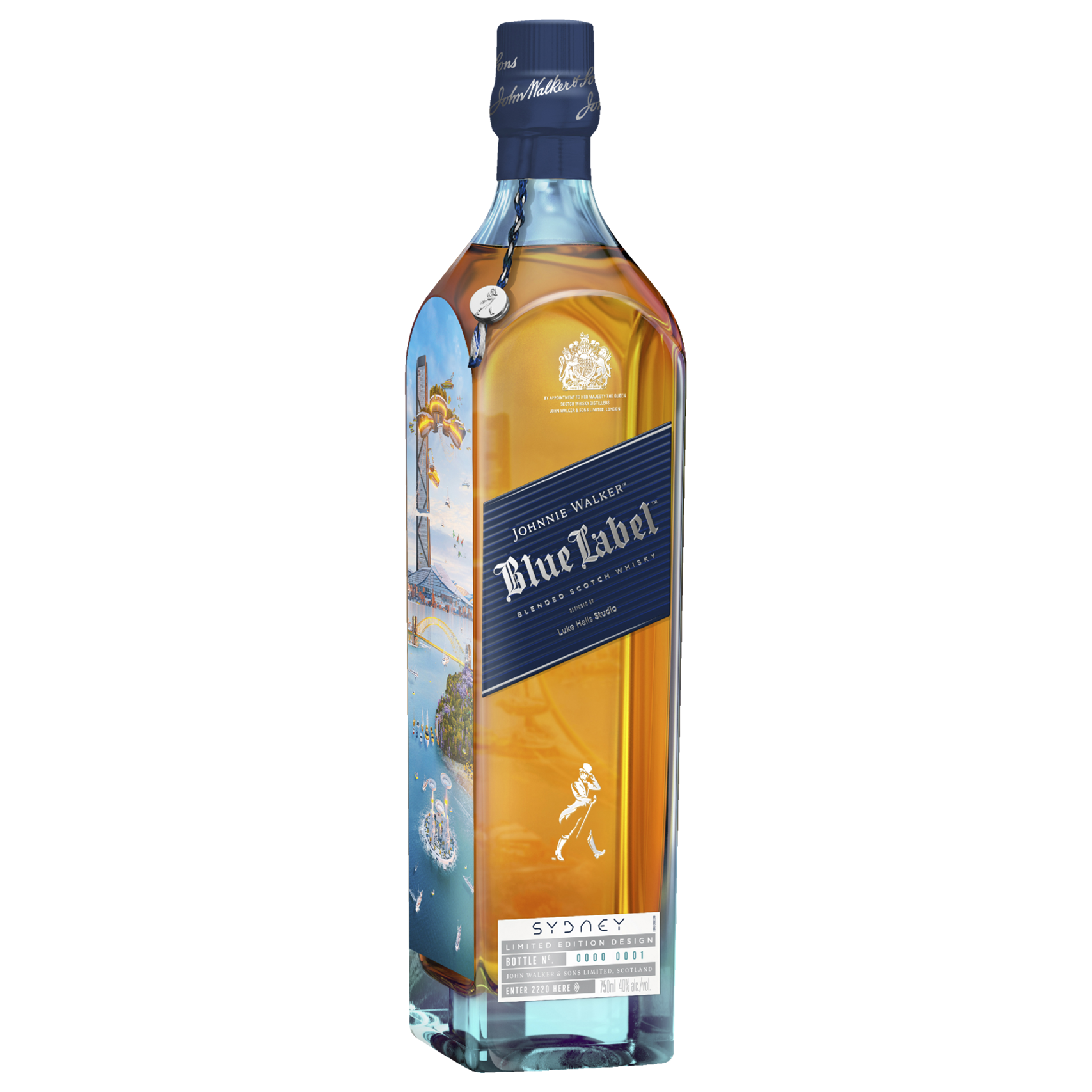 Johnnie Walker Blue Label Sydney Cities Of The Future Limited Edition Whisky 750ml