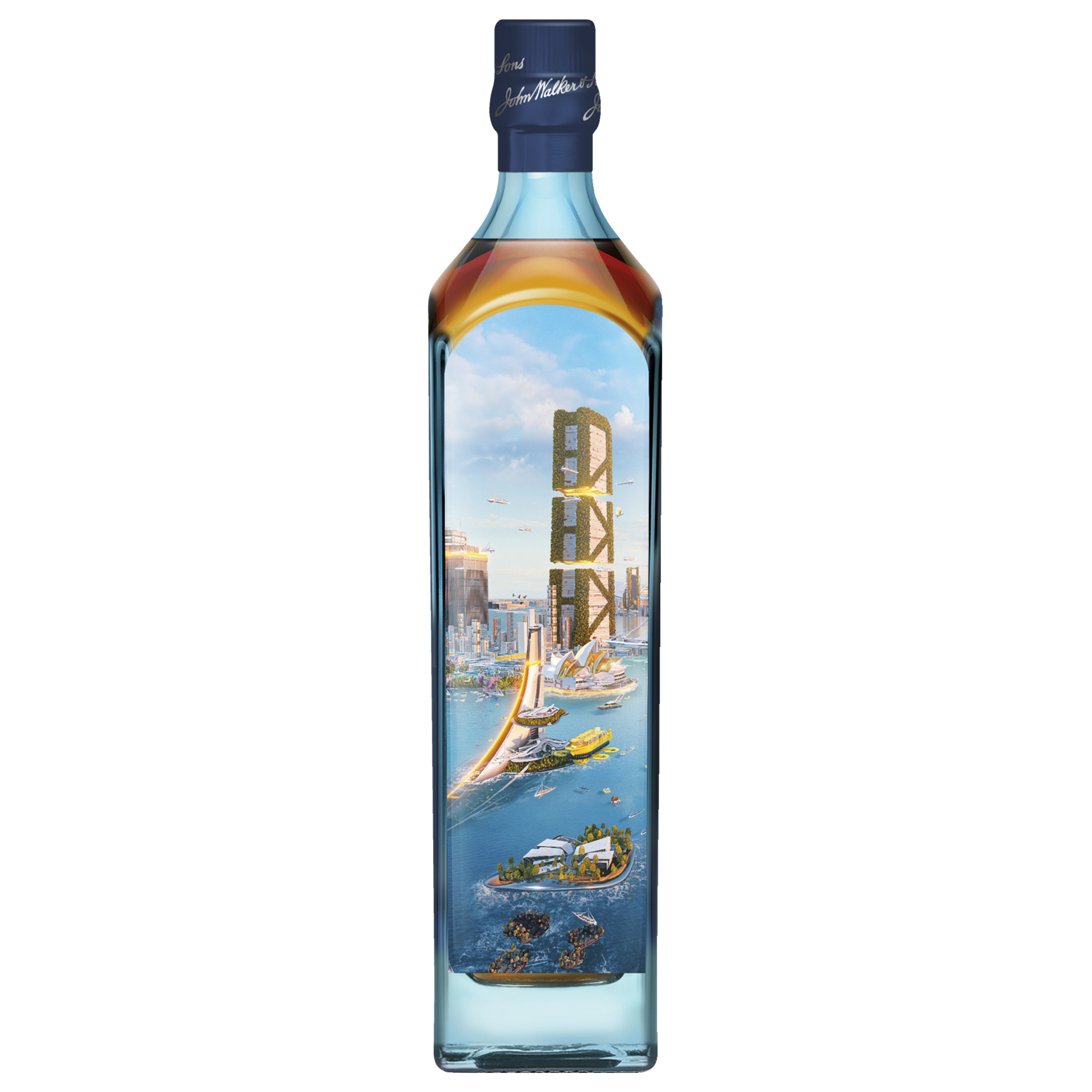 Johnnie Walker Blue Label Sydney Cities Of The Future Limited Edition Whisky 750ml