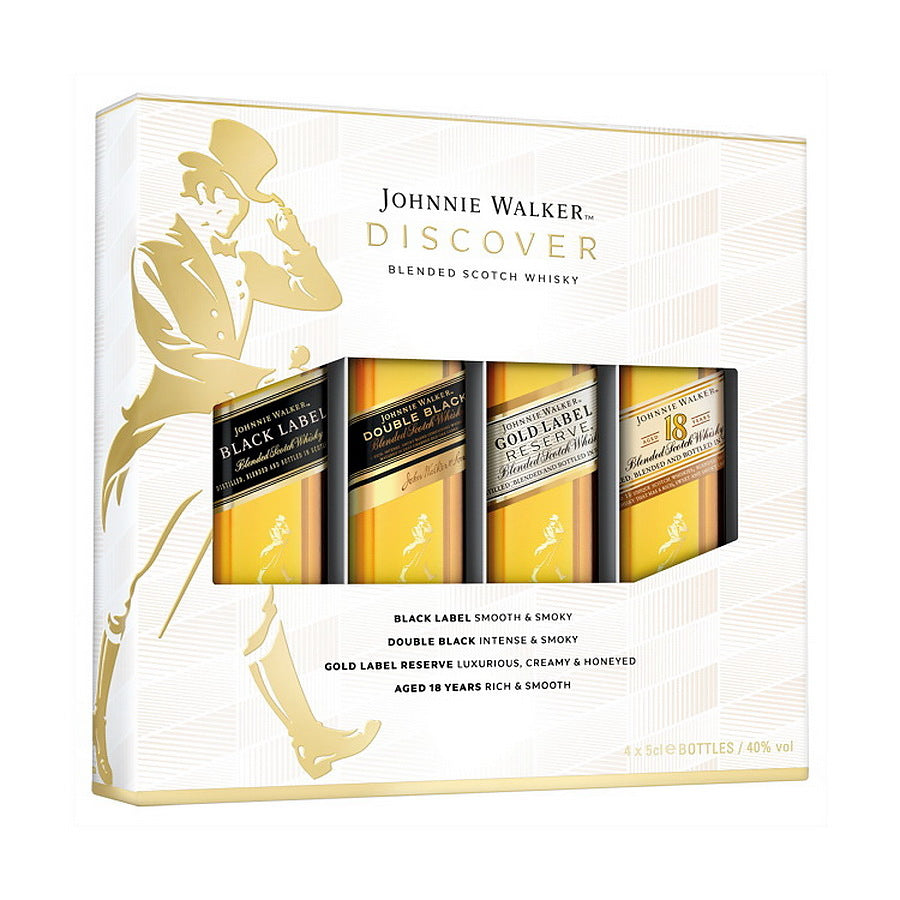Johnnie Walker Discovery Gift Pk 4 x 50ml