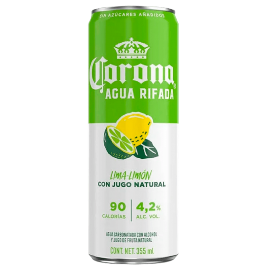 Corona Agua Rifada Lemon Lime Seltzer 355mlx24