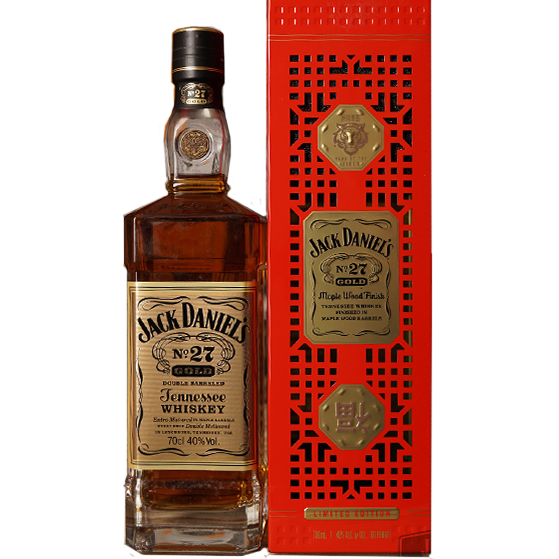 【最終値下】Jack Daniel's Gold No. 27 750ml Jack Daniel's No. 27 Gold Double Barreled Tennessee Whiskey