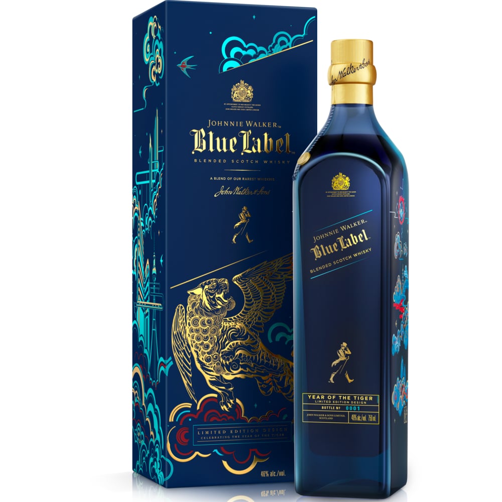 Johnnie Walker Blue Year Of The Tiger Blended Scotch Whisky 750ml