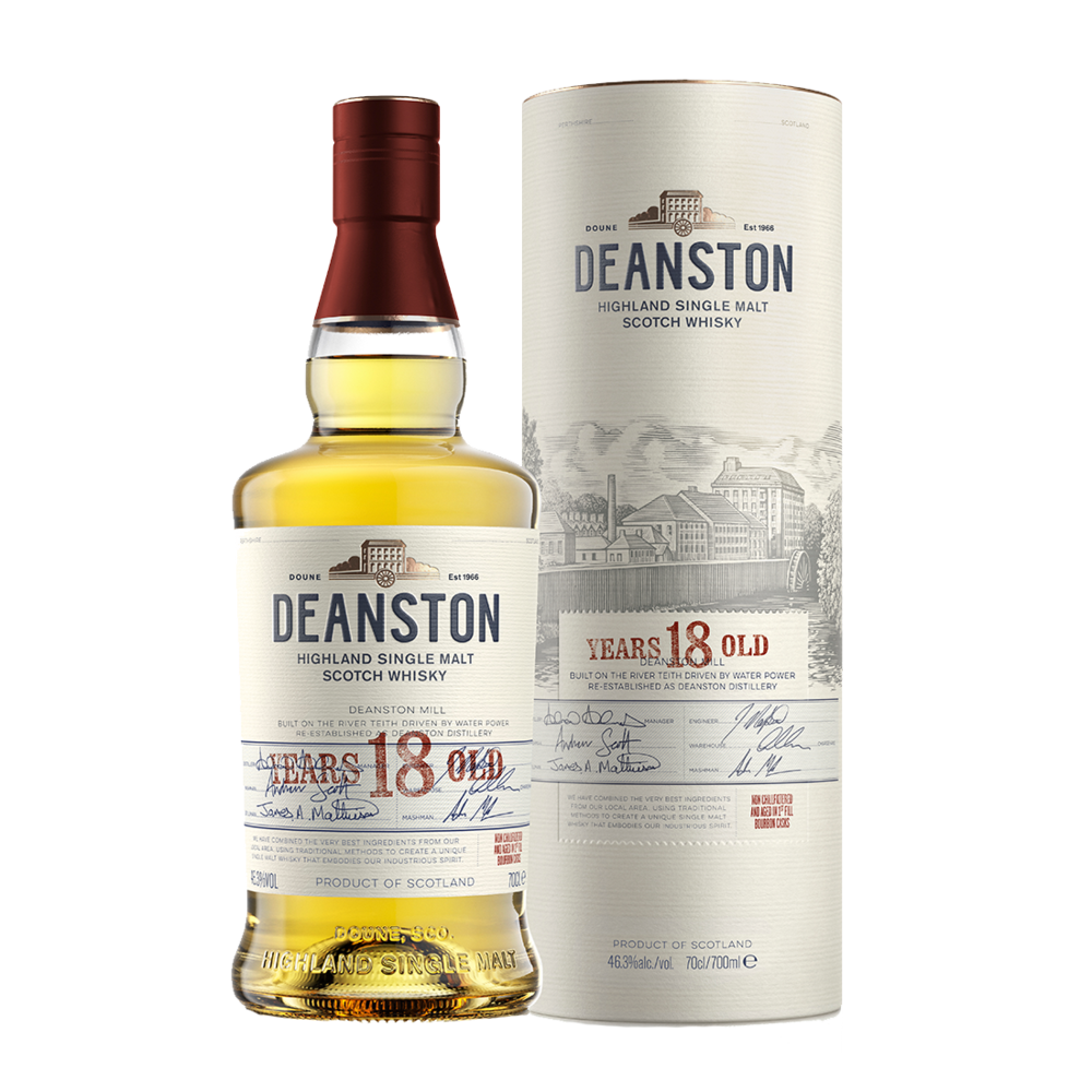 DEANSTON 18年 ハイランドシングルモルトウイスキー 700ml Deanston 18 Year Old Single Malt Scotch Whisky 700ml