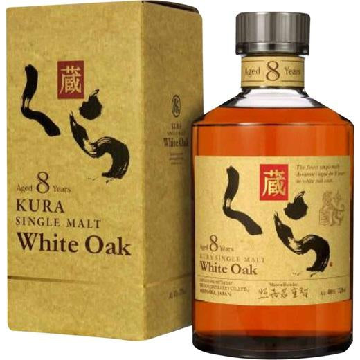 Kura White Oak Japanese Single Malt 8 Years Old 720ml