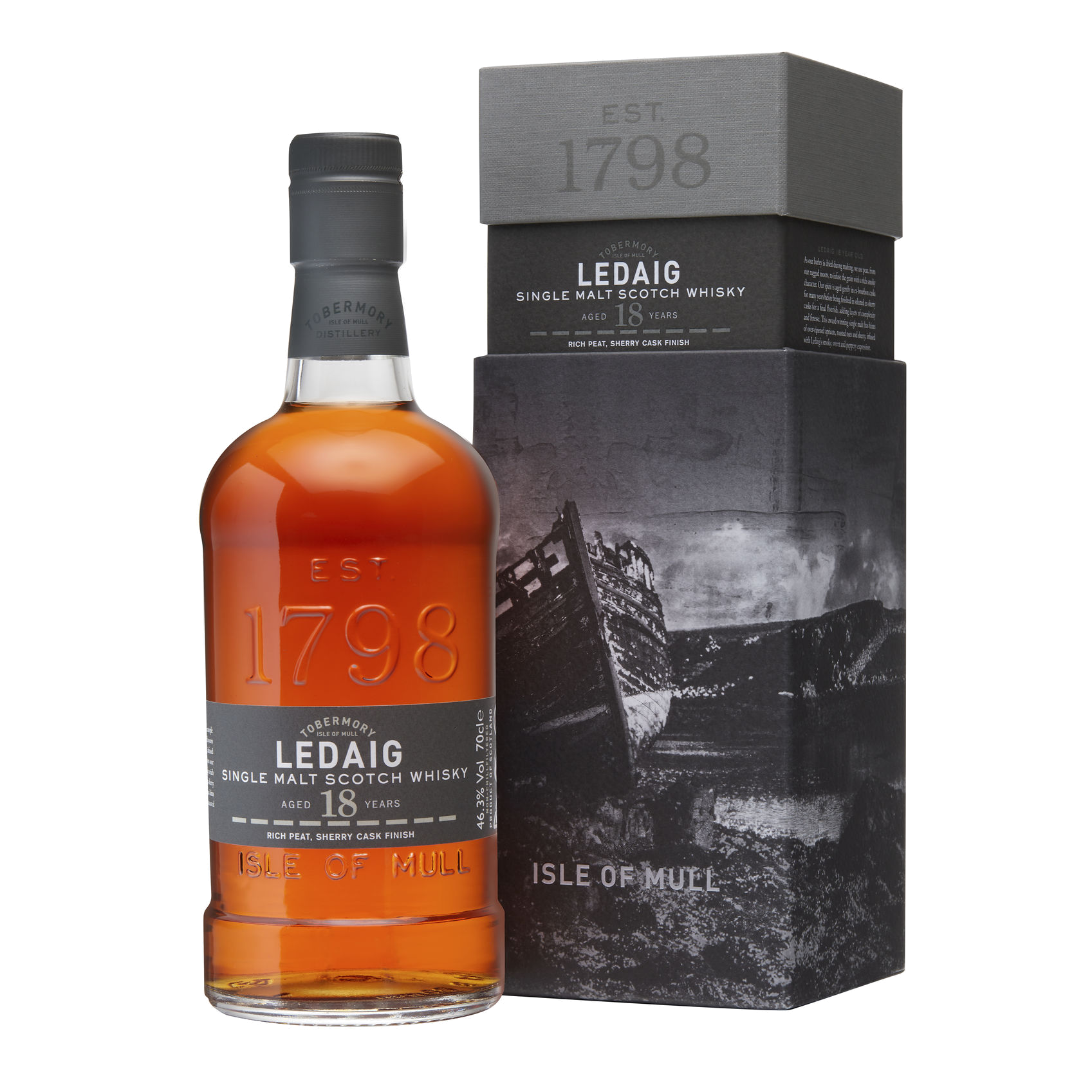 Ledaig 18 Year Old Single Malt Scotch Whisky 700ml