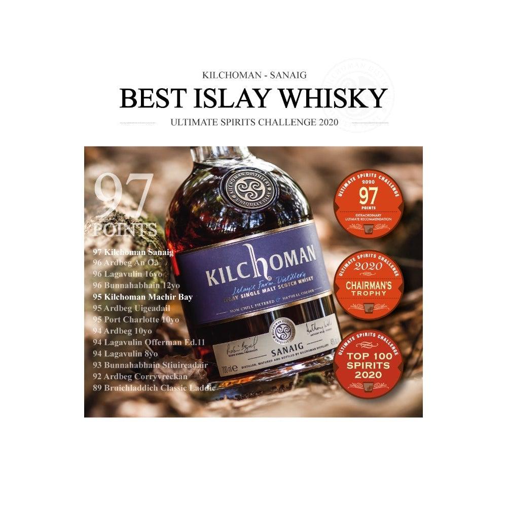 Kilchoman Sanaig Islay Single Malt Scotch Whisky 700ml