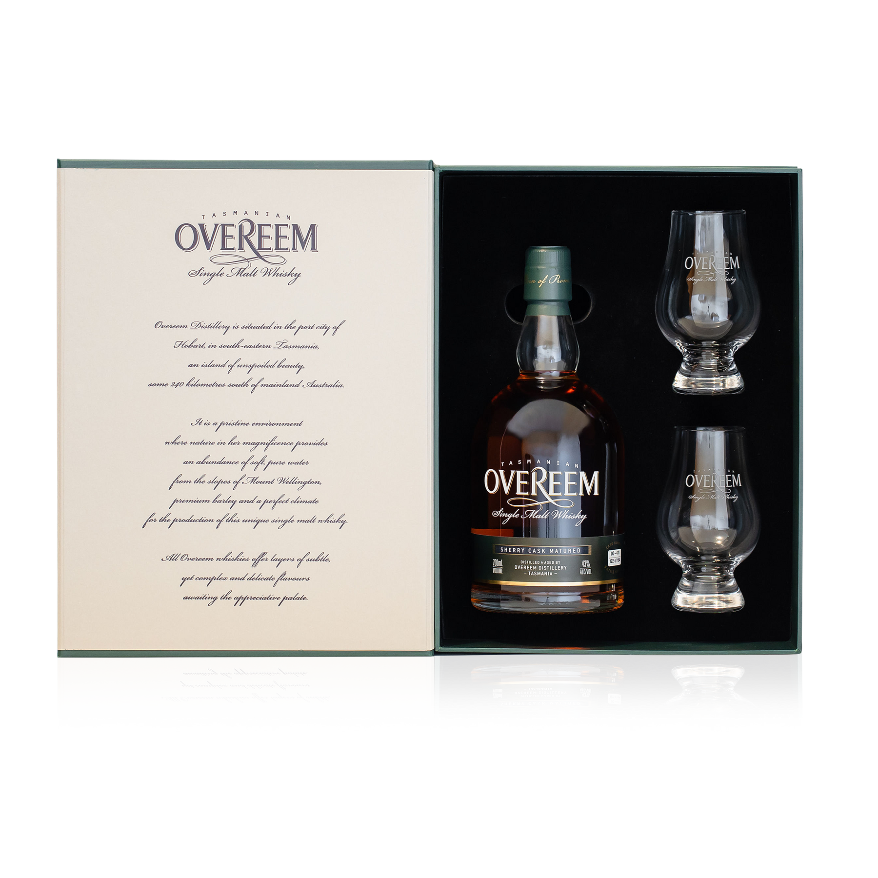 Overeem Sherry Single Malt Whisky Gift Pack 700ml