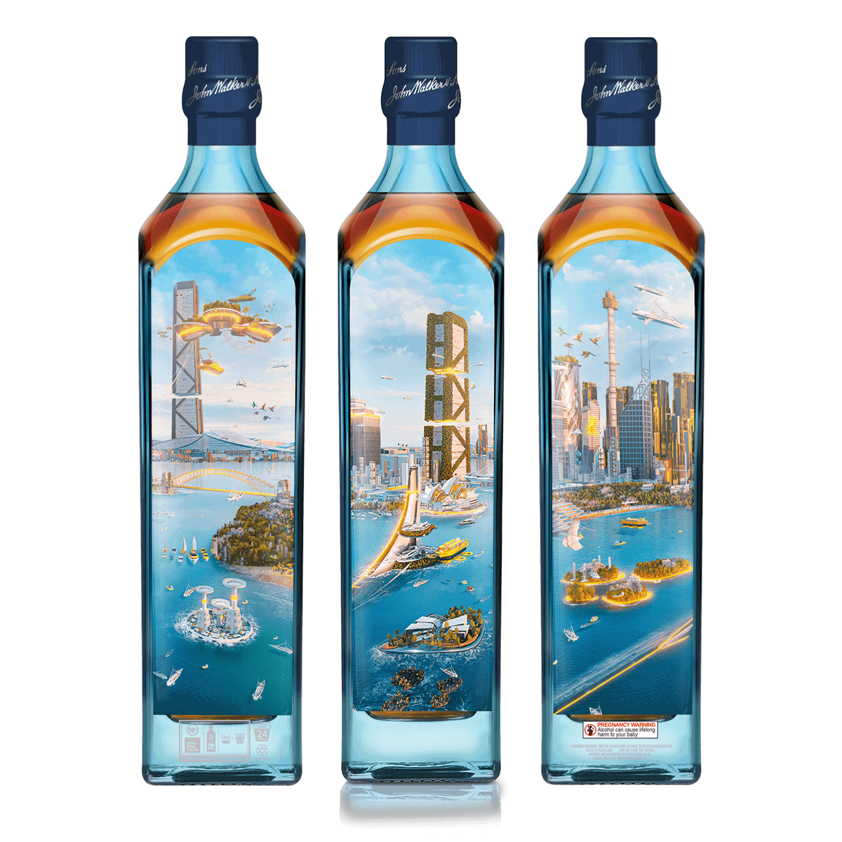 Johnnie Walker Blue Label Sydney Cities Of The Future Limited Edition Whisky 750ml