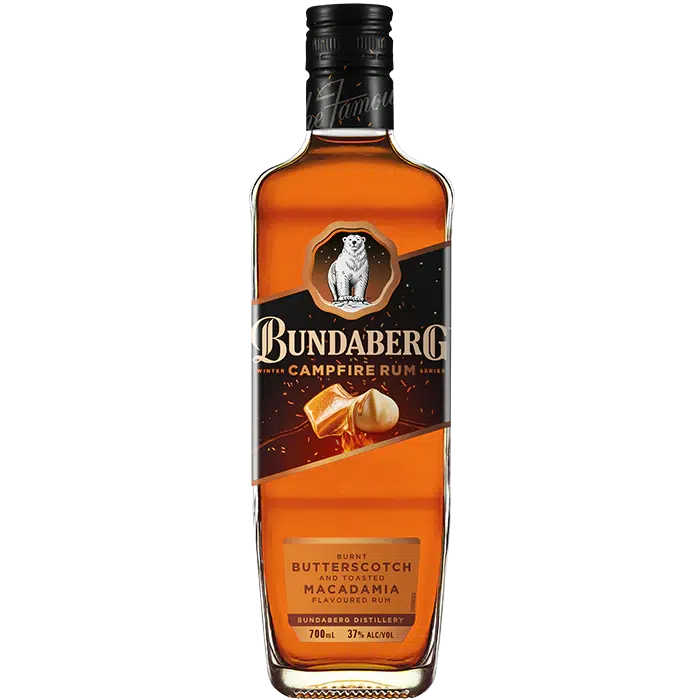 Bundaberg Campfire Butterscotch & Macadamia Rum 700ml Bundaberg Campfire Butterscotch & Macadamia Rum 700ml