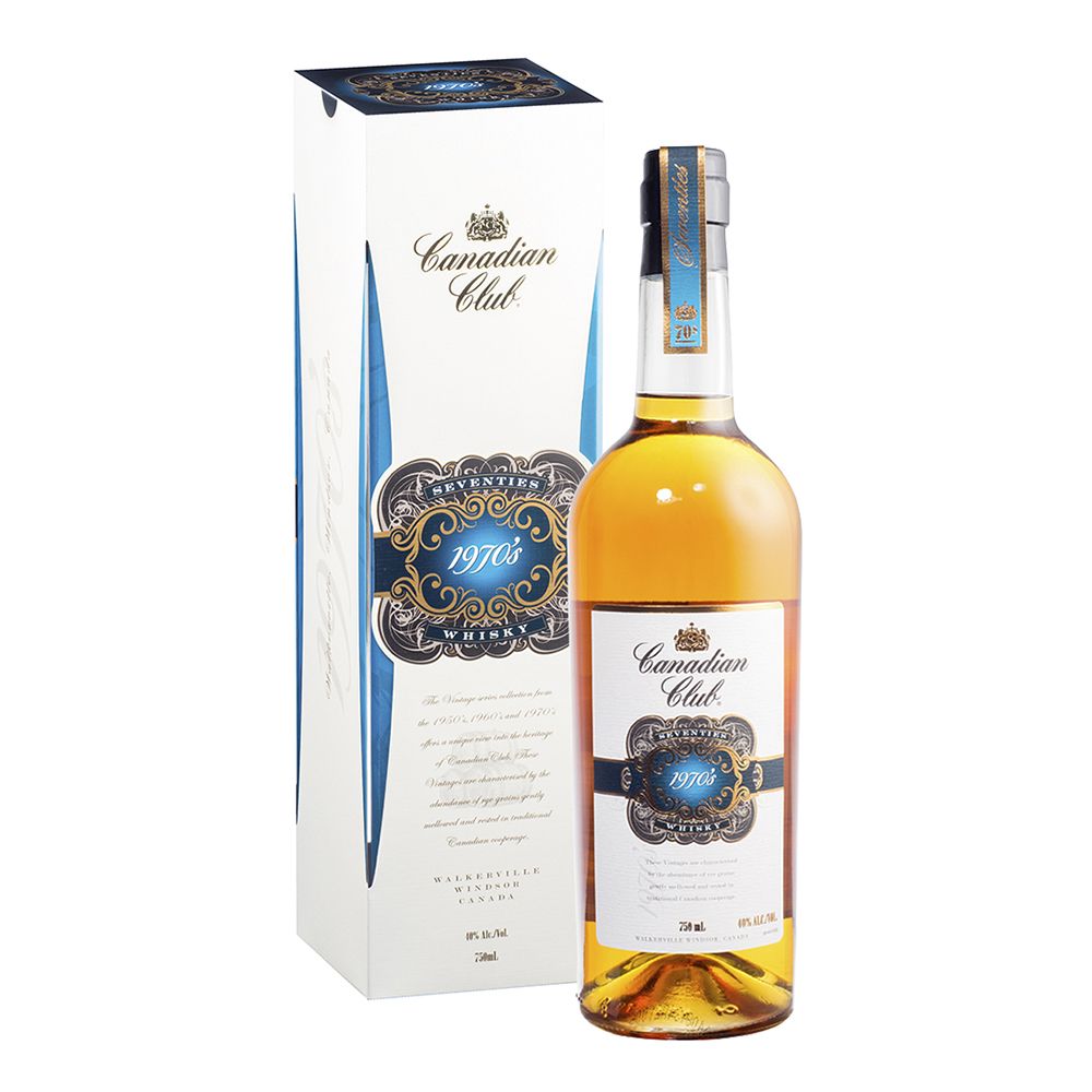 Canadian Club 1970s Whisky 750mL
