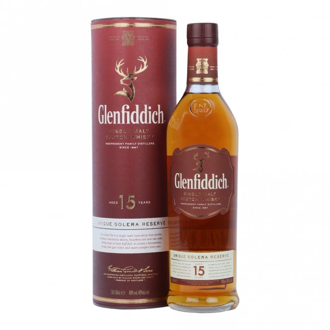 Glenfiddich 15 Year Old Solera Reserve (Old Bottling) 700ml