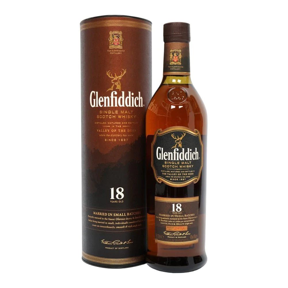 Glenfiddich 18 Year Old (Very Old Bottling) Whisky 700ml