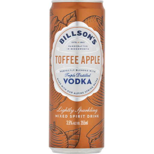 Billson's Vodka Toffee Apple 355ml