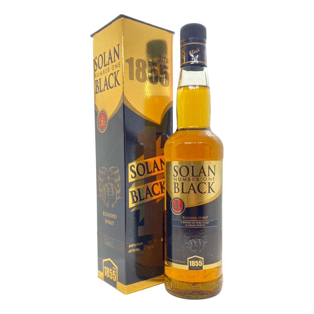 Solan Number One Black Indian Blended Whisky 700ml solan-number-one-black-indian-blended-whisky-700ml
