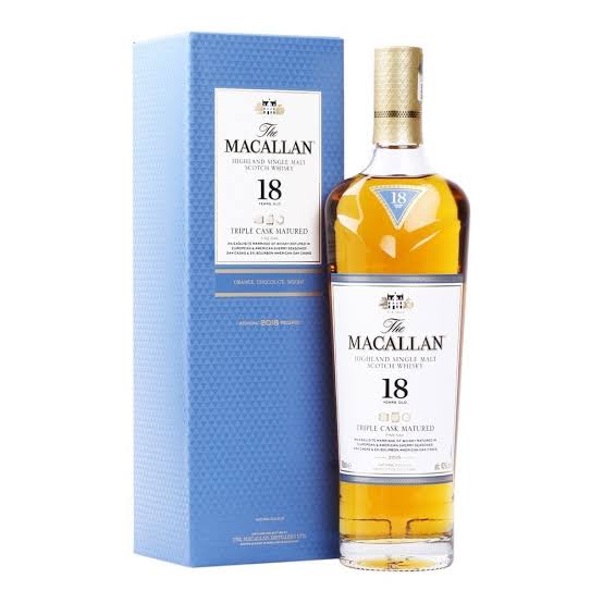 The Macallan Fine Oak Triple Cask Matured 18 Year Old Single Malt Scotch Whisky 700ml (2018 release)