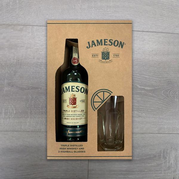 Jameson Irish Whisky Gift Pack (2 Glasses) 700ml