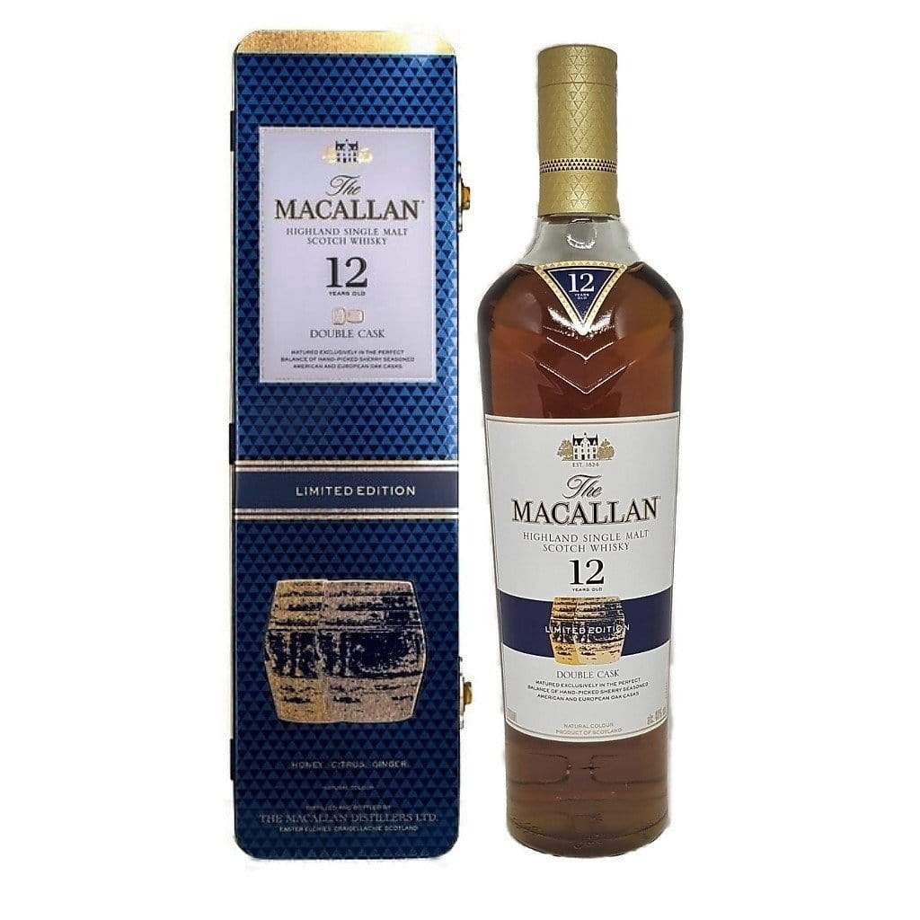 The Macallan 12 Years Old Double Cask Limited Edition - Metal Gift Boxed