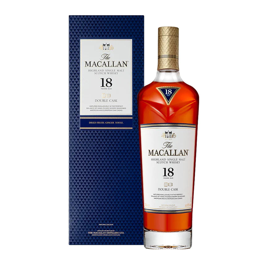 The Macallan Double Cask 18 Year Old Single Malt Scotch Whisky (Annual 2021 Release) 700ml