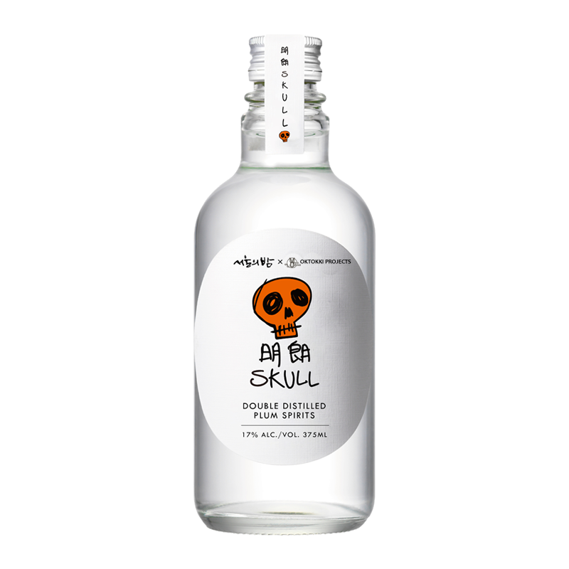 Myung Rang Skull Double Distilled Plum Soju 375ml