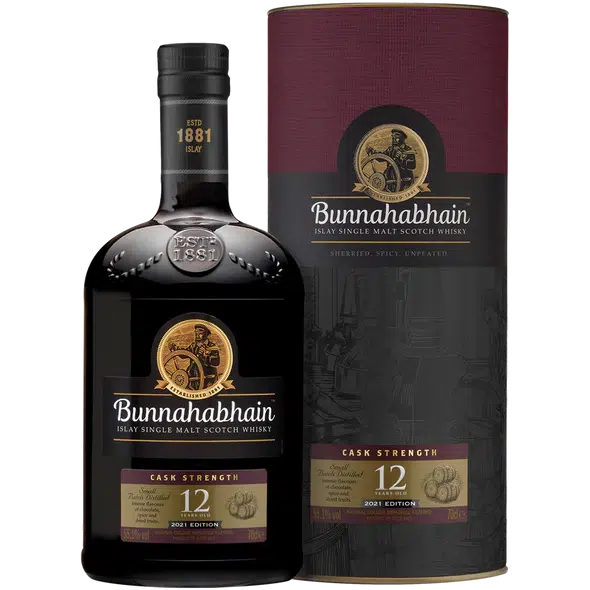 Bunnahabhain 12 Year Old Cask Strength 2021 Edition Single Malt Scotch Whisky 700ml