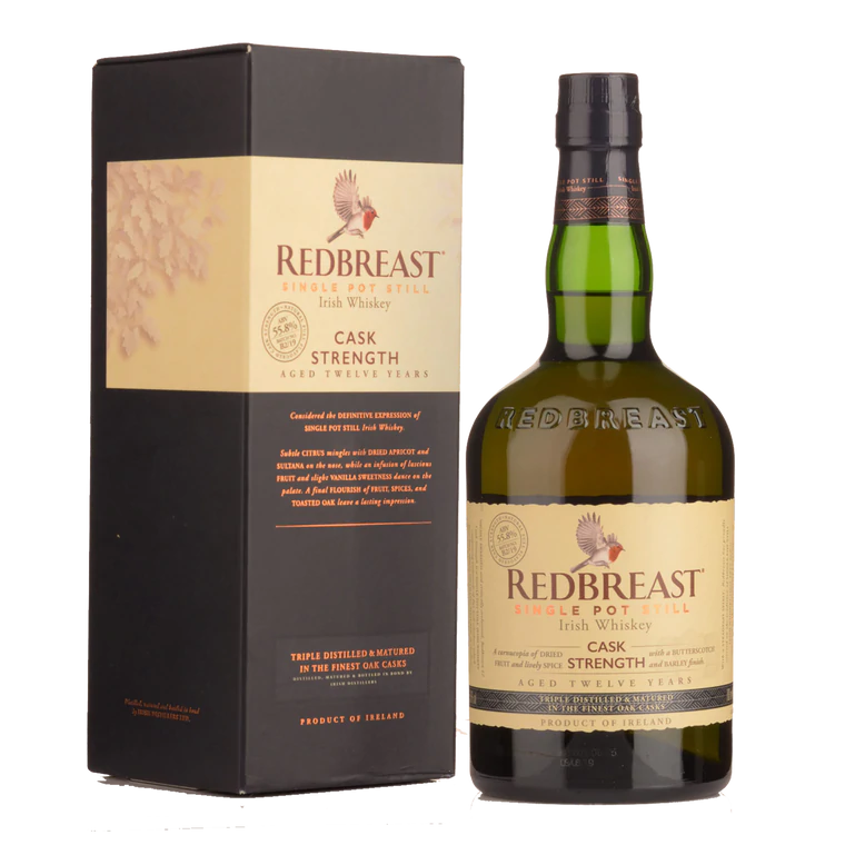 Redbreast 12 Year Old Cask Strength Single Pot Still Irish Whiskey 700ml