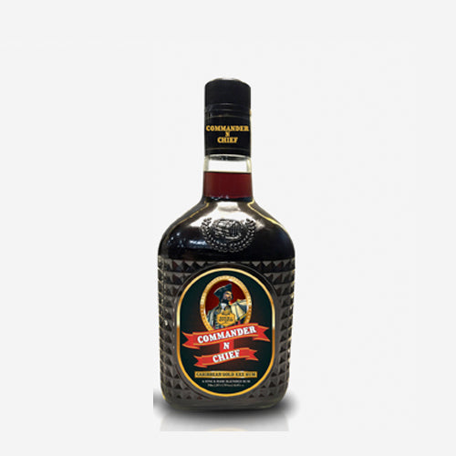 Commander N Chief Caribbean Gold XXX Indian Rum 750ml