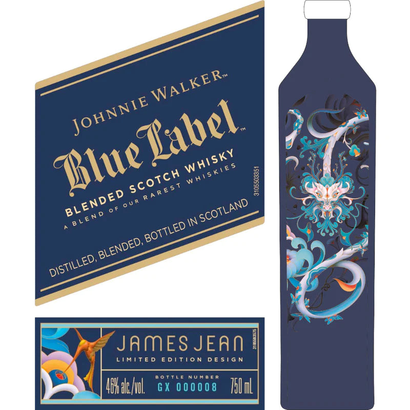 Know More about the Johnnie Walker Blue Label Year of the Wood Dragon X James Jean