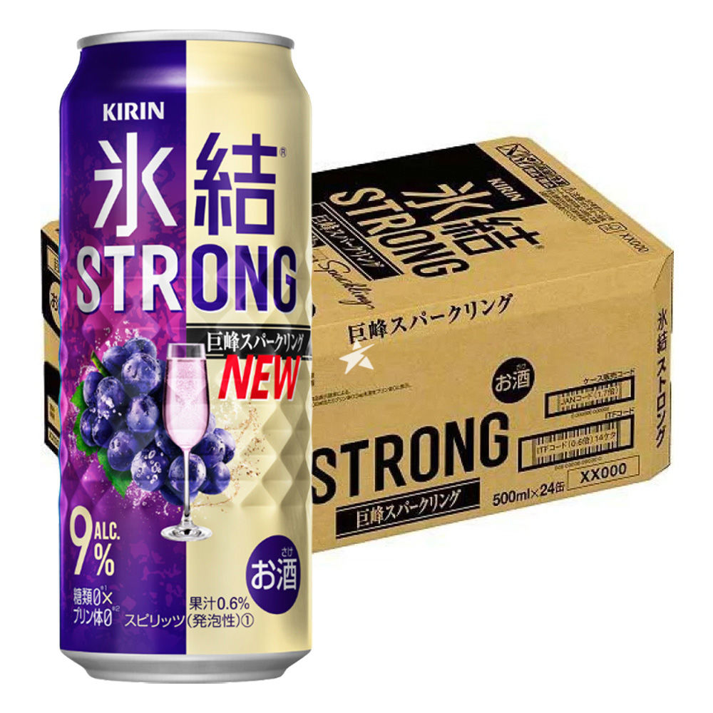 Kirin Hyoketsu Strong Kyoho Grape Sparkling 500ml x 24