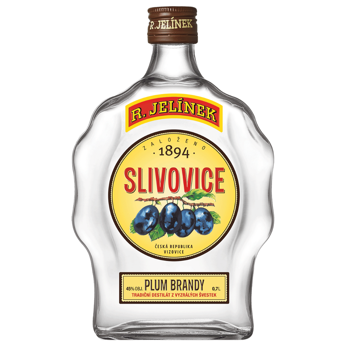 R. Jelinek Slivovice Silver Plum Brandy 700mL
