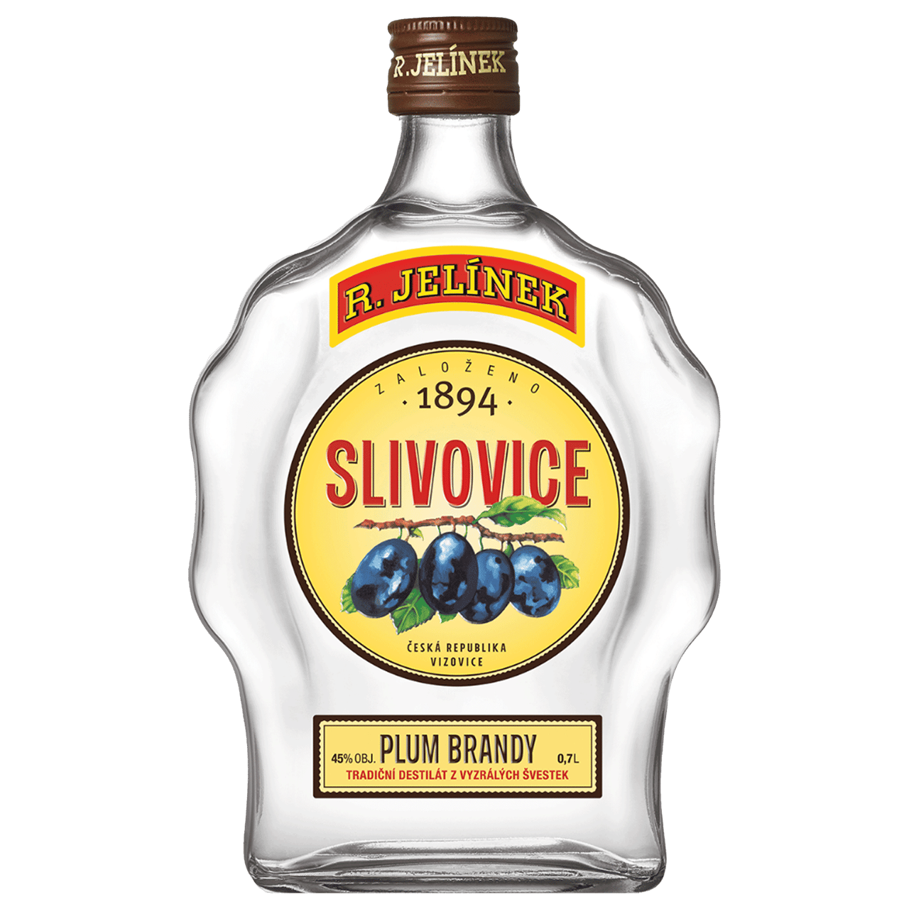 R. Jelinek Slivovice Silver Plum Brandy 700mL