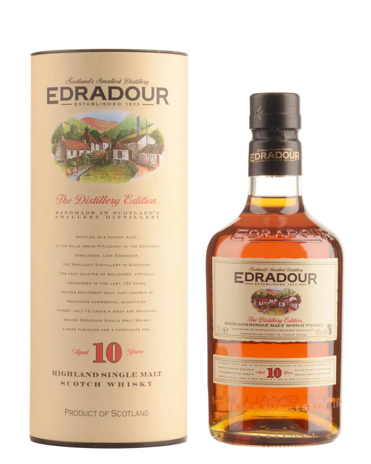 Edradour 10 Year Old Single Malt Scotch Whisky 700ml