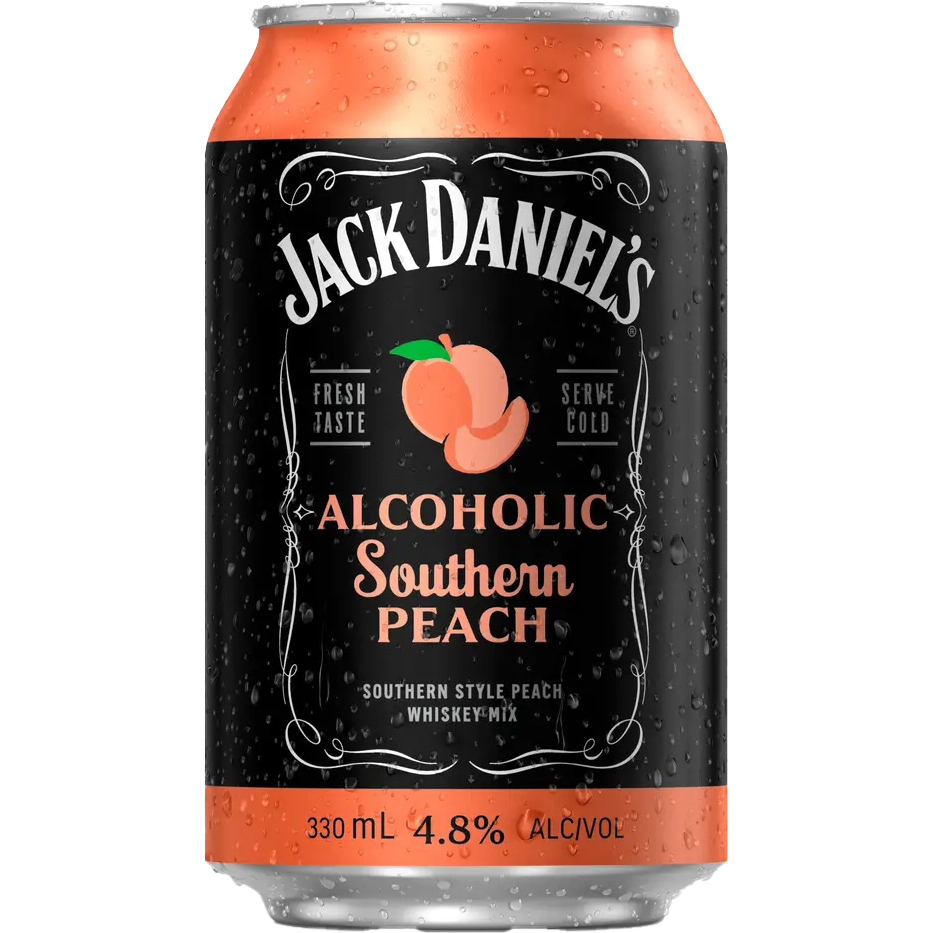 Jack Daniel's Southern Peach 4.8% Cans 330ml