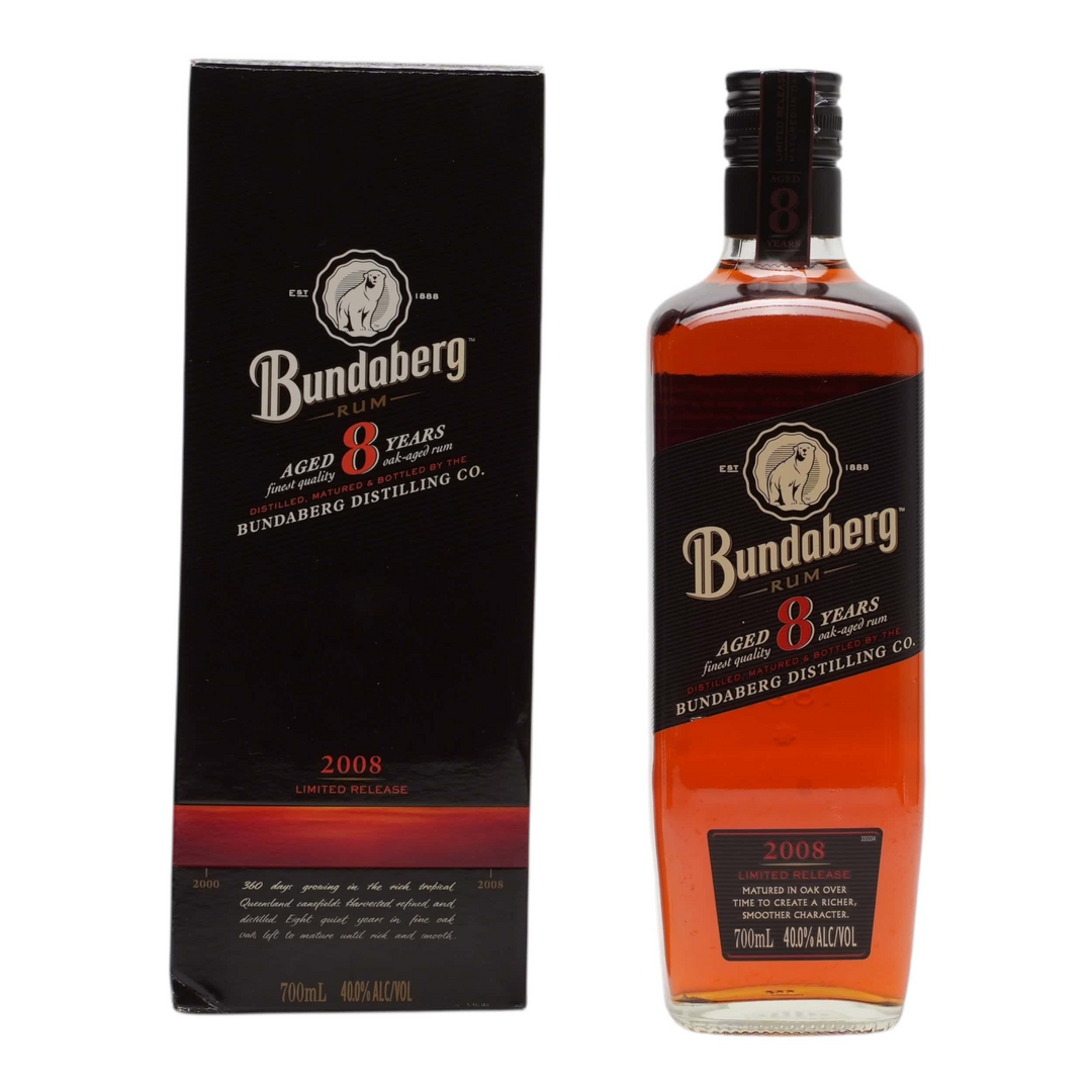 Bundaberg 2008 Aged 8 Years Rum Boxed 700ml