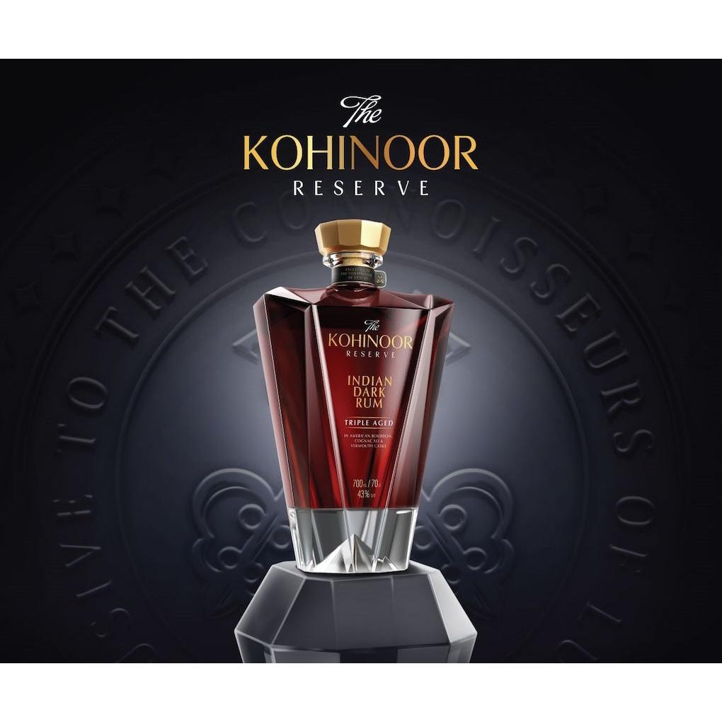 Kohinoor Premium Indian Dark Rum 700ml