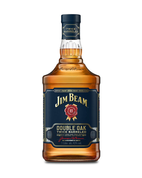 Jim Beam Double Oak Bourbon Whiskey 1L