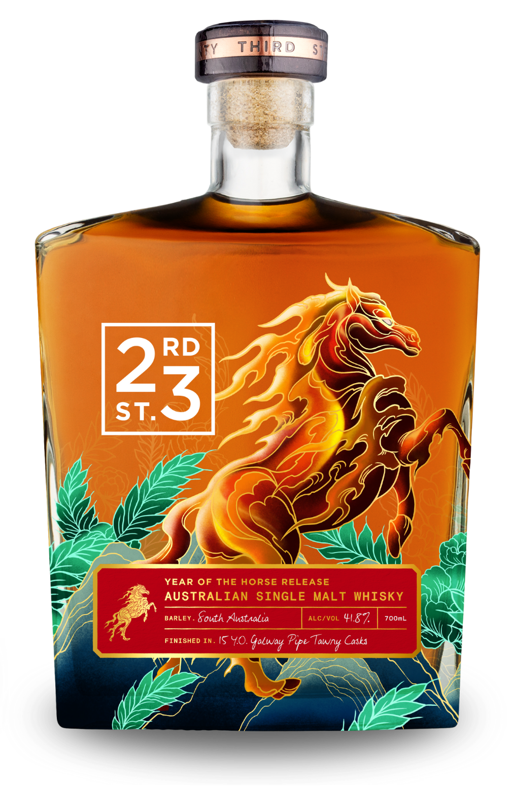 23rd Street Distillery Year of the Horse Single Malt Whisky 700ml