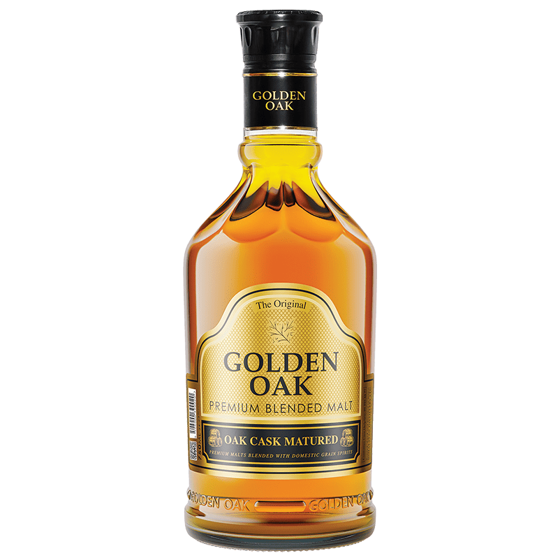 Golden Oak Barrel Aged Blended Premium Indian Whisky 750ml