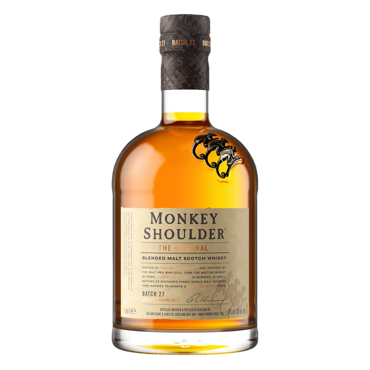 Monkey Shoulder Blended Malt Scotch Whisky 1L