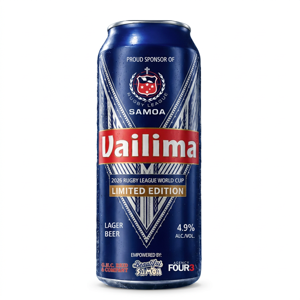 Vailima Lager Beer Can 500ml