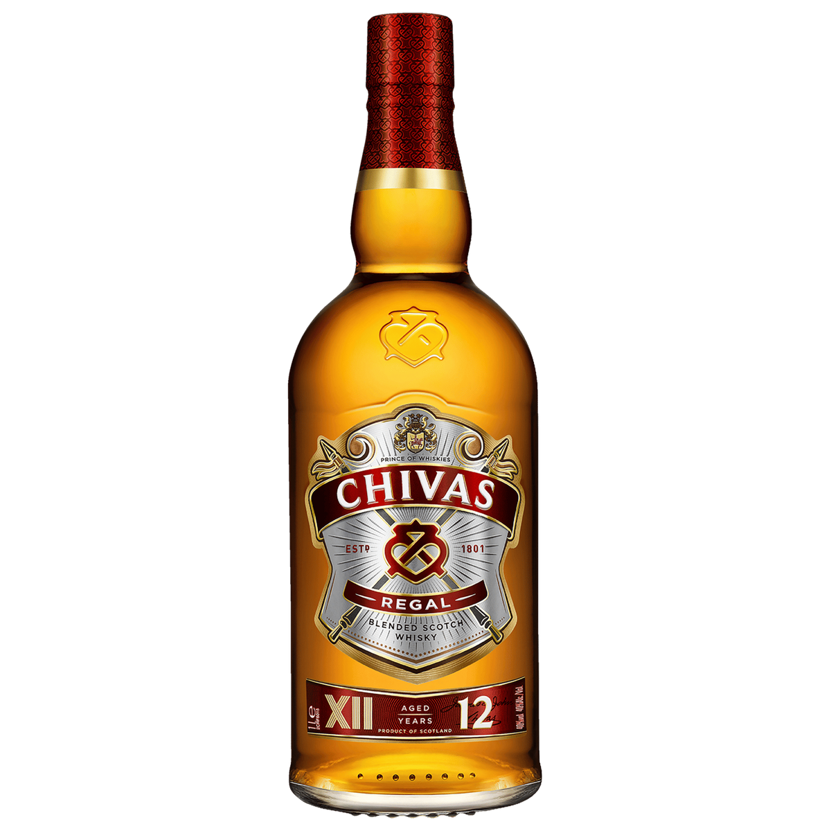 Chivas Regal 12 Year Old Blended Scotch Whisky 1L