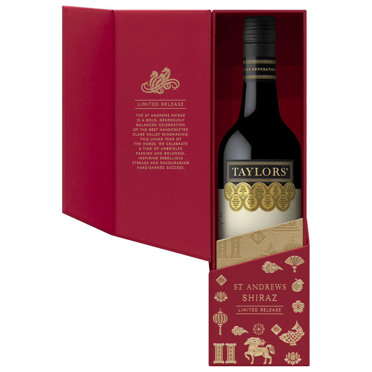 Taylors St Andrews Shiraz Year of the Horse 750ml