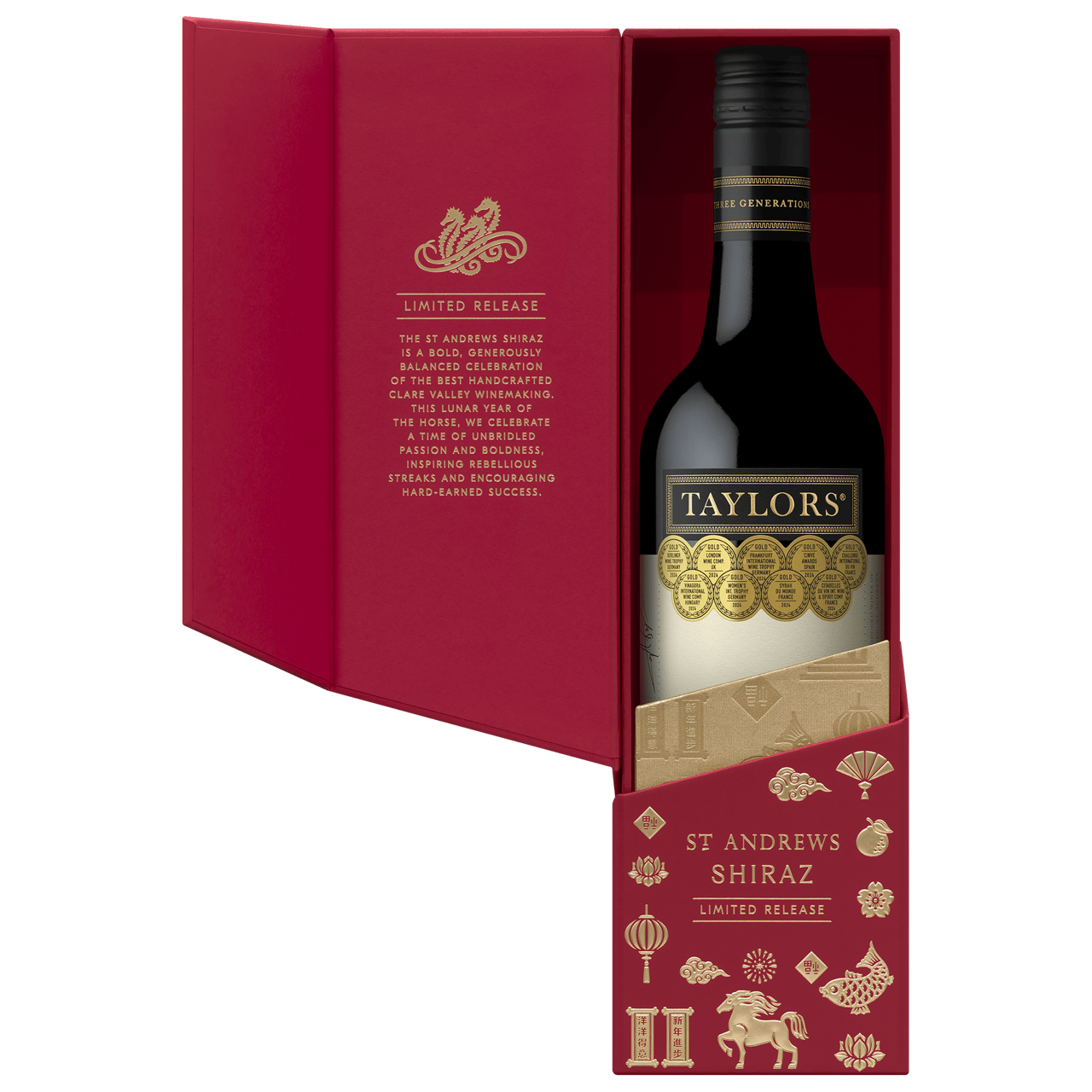Taylors St Andrews Shiraz Year of the Horse 750ml