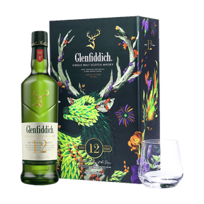 Glenfiddich 12 Year Old Single Malt Scotch 2025 Limited Edition Gift pack 700ml